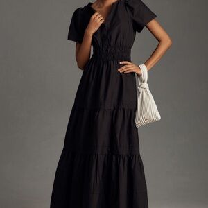 Anthropologie somerset maxi dress xs black